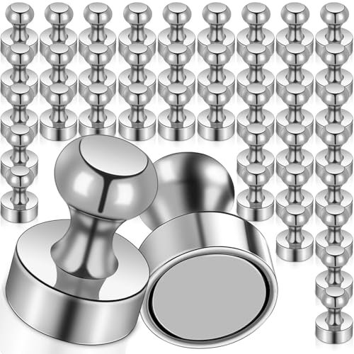 40 Stück Magnete Stark Mini Magnetenn 12 X 16mm Neodym Magnete Extra Stark, Magneten für Magnettafel, Starke Magnet für Kühlschrank, Stecktafel, Pinnwand, Notenmagnete, Whiteboard