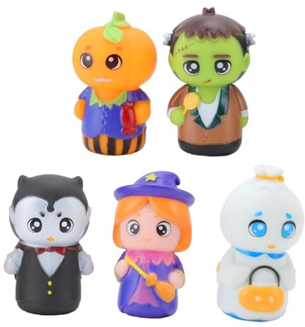 Halloween fingerdockor för barn, tecknade djur fingerdockor | söta tecknade fingerdockor set för barn | Underbar interaktiv leksak av