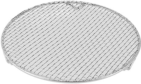Tudaheuiy Abkühlgitter Rund Edelstahl, Drahtkühlrost Kuchenrost Drahtgestell Kühlgitter Kochen Grillen Trocknen Backgitter, Spülmaschinenfest für Familienessen, Party, Restaurant (18cm, Runden)