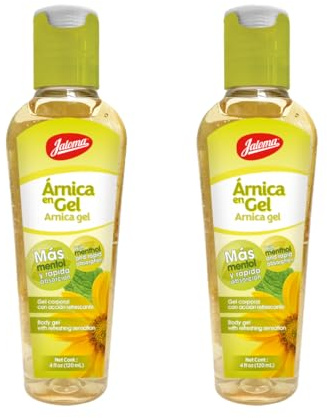 Jaloma Arnica Gel with Menthol, Pack of 2, 4 Fl Oz Each (8 Fl Oz Total)