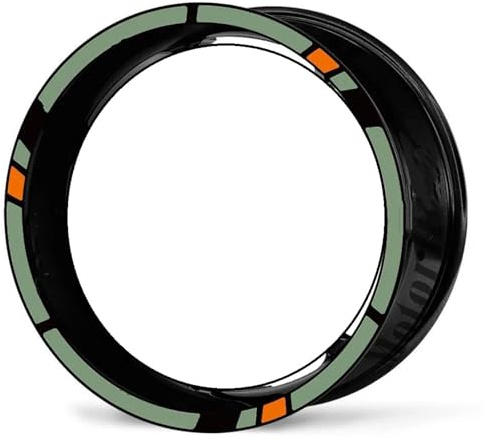 VQLDPX Calcomanías para Llantas de Moto Pegatinas De Rayas para Llantas De Motocicleta para Vespa Primavera 50 150 Resistentes A La Lluvia Cintas Adhesivas para Llantas llanta de Pegatina(Color 5)