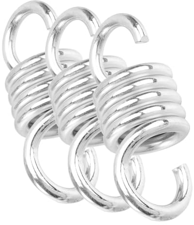 ARTIBETTER 3 Piezas Muelles Resistentes para Silla Hamaca Resorte de Suspensión para Columpios y Balancines de Jardín Alta Capacidad de Carga y Uso Versátil Interiores y Exteriores