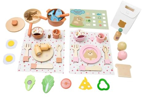 Pegciuho Kinder Spielküchenset, Spielzeug Kochgeschirr, Topf, Pfanne