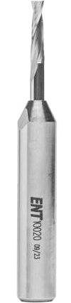 ENT 10020 Spiralnutfräser Premium VHW, Schaft (S) 8 mm, Durchmesser (D) 3 mm, NL 12 mm, GL 60 mm