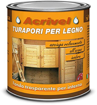 Veleca ACRIVEL - ml 750 - FONDO TURAPORI TRASPARENTE - ALL'ACQUA - INODORO - ATOSSICO