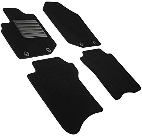 MTM SP-1330 Tapis sur Mesure en Velour pour Honda Jazz II 11.2008>2011, black