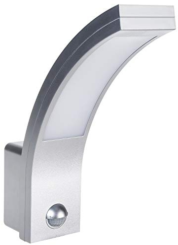 Maclean Energy MCE244 Lampada a LED con sensore di movimento a infrarossi 750lm 10W IP54 (Argento)