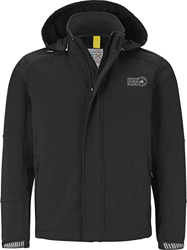 Jan Vanderstorm Herren Softshelljacke Menne | Jacke | Wind- und Wasserabweisend | Fleece-Futter | Große Größe L-7XL