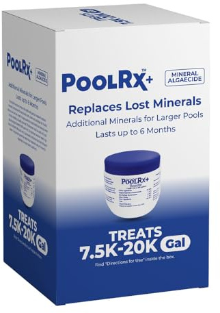Pool RX 332001 PoolRX+ Booster Blue Swimming Pool Algaecide, Single Unit