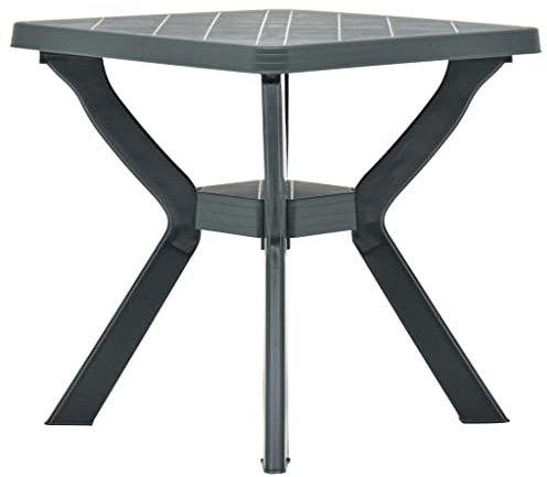 AUVYI Bistrotisch Grün 70x70x72 cm Kunststoff Campingtisch Buffettisch Bierpong Tische Küchentisch Biertisch Dining Table Pokertisch Beistelltisch Klein Multifunktionstisch