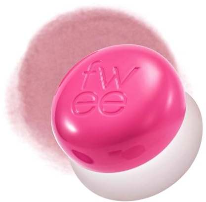 fwee Blurry Pudding Pot | Airbrushed Blush & Lip, Buildable Pigment, Long-lasting, Lightweight, Easy to Blend, Natural Soft Matte Finish - Baby (Soft Pink) | 0.17 oz