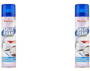 Rhütten Split Foam Climatizzatore, Casa Linda, Schiuma Detergente Igienizzante per Split Aria Condizionata, 400ml (Confezione da 2)
