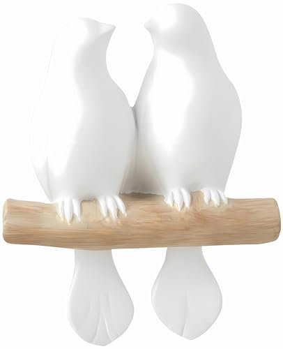 Pommerntraum ® | 2 verliebte Vogel Vögel maritime WohnDekoration WandDekoration WandObjekt Wandfigur (verliebte Vögel)