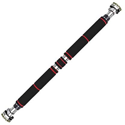 IUokLU Reckstange ohne Schraube Oberkörpertrainer Separat Einstellbar Türbreite 60-150cm Tragkraft 200Kg,90-140 cm