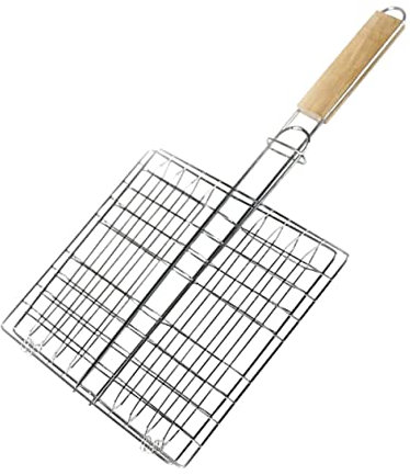 Happyyami Edelstahl Grillkorb Zum Grillen Von Fisch Und Gemüse Fischgrillkorb Aus Edelstahl Mit Küchengrillnetz Für Outdoor-grillabende