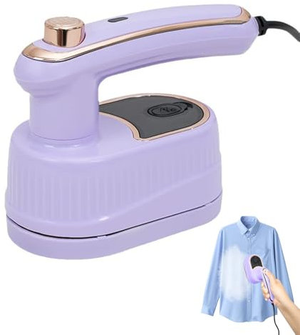 Herbst ferro da stiro da viaggio, mini ferro a vapore portatile, pieghevole, con serbatoio 50 ml, per viaggi