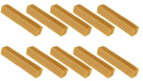 Uikdjgu 10X Nettoyage Abrasif Bâton de Colle Bande de Ponçage Bande Tambour Nettoyant Papier de Verre Gomme de Nettoyage pour Ponceuse à Disque à Bande C