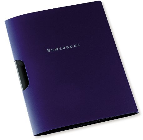 Elba 36499DB - Carpeta de solicitud con clip (3 piezas, cartón, aproximadamente 30 hojas A4, 10 unidades), color azul