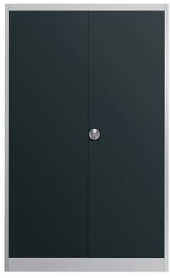 Mauser | Extrahoher Universalschrank | HxBxT 2200 x 1200 x 500 mm | lichtgrau/anthrazitgrau