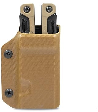 Clip & Carry Schnellziehholster, kompatibel mit LEATHERMAN OHT (braun)