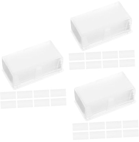 GLEAVI 300stücke Mikroskop-objektträger Für Aquatische Proben Klare Glasabdeckung Für Laboruntersuchungen Vielseitig Einsetzbar Mit Glatten Kanten Für Sicheren Umgang Und Optimale