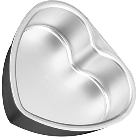 Amosfun Molde para Pastel Desmontable 20Cm Antiadherente de Aleación de Aluminio para Tartas y Postres de Limpiar para Repostería