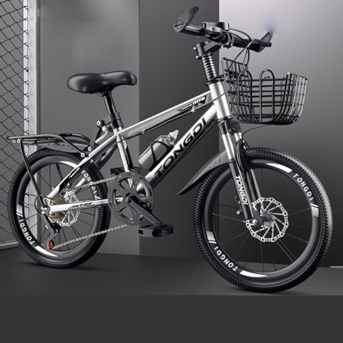 Mountainbike 26 Zoll 6-Gang Scheibenbremsen Vorne und Hinten Kinderfahrrad Doppelte Stoßdämpfung Geeignet für 115-180cm C,26 Inches