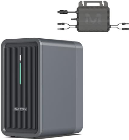 2025 Updated Balkonkraftwerk mit Speicher B2500 0% VAT, Marstek 2240Wh LiFePO4 Akku 6000 Ladezyklen, 1600W Max. 1600W PV-Eingang & 800W Ausgang Erweiterbar auf 8960Wh, IP65 wasserdicht & staubfest
