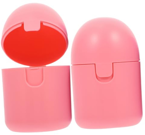 HAPINARY Periodenbecher Aufbewahrungsbox 2 Stück Mikrowellensterilisator Tragbarer Organizer Damenhygiene Reise Camping Haushalt