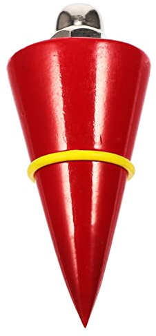 SHINEOFI 300g Martillo Vertical De Plomada De Herramienta De Medición Para Construcción Para Trabajo De Precisión Paredes y Techos
