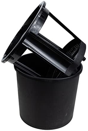 VINTORKY Secchio per La Crescita delle Patate e Verdure, Supporto per Piantare Patate in Plastica Resistente, Vassoio Doppio Strato da Giardinaggio 29x26,5 Cm per Coltivazione in Casa e Orto Urbano