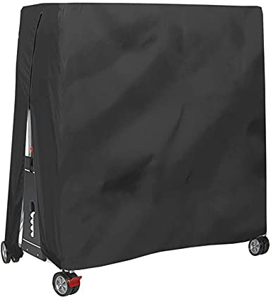 TUOYDJA Copertura per Tavolo da Ping Pong Copertura for Tavolo da Ping Pong Pieghevole in Tessuto Oxford, Antipolvere, Universale, for Uso Esterno e Interno.(Black)
