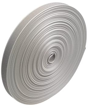 Selve Rollladen Gurtband 23 mm Grau – 50 m Rolle – Hochwertiges Rollladengurtband für Gurtwickler, Made in Germany