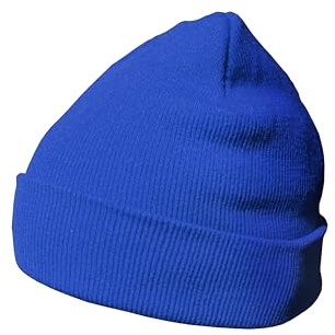 DonDon Gorro hombre Gorro mujer Gorro de invierno Beanie Diseño clásico azul