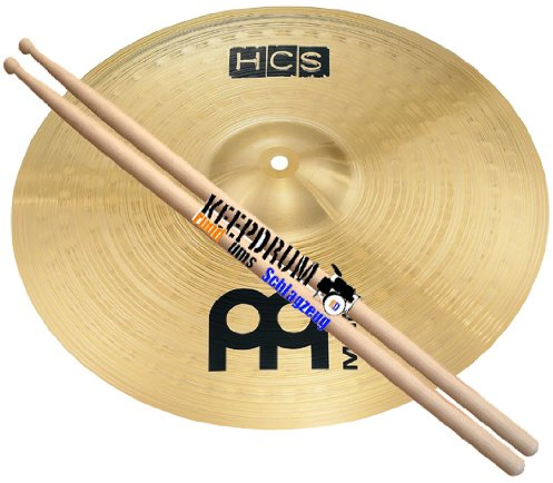 Meinl HCS Cymbale Crash 16 keepdrum Baguettes Inclus