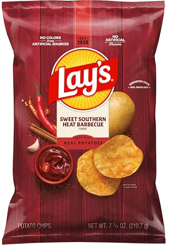 Lay's Papas fritas, Sweet Southern Heat BBQ, 7.5 onzas Lay's