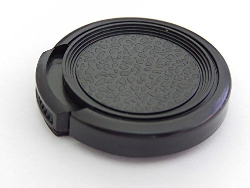 vhbw copriobiettivo universale 30 mm per fotocamera - plastica nero, con maniglia laterale