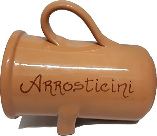 Resszo VULCANIA BROCCA Porta ARROSTICINI TIPICA ABRUZZESE cm 21 di Altezza Made in ItalyF