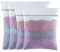 4 PCS Mesh Laundry Wash Bag, 60x50cm/50x40cm Large Fine Laundry Bags with Zips Reusable Washing Machine Wash Bag for Clothes, Socks, Underwear, Bra (L+M, White)