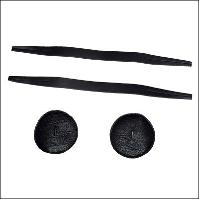 Ortola - Juego Correa Platos Choque Negro - 0011-001