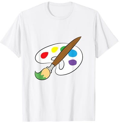 Peinture Peinture Dessin Art Artisanat Aquarelle Artiste Coloré T-Shirt
