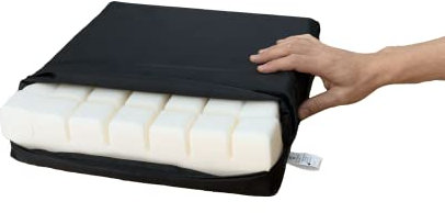 Gar Medical Anti-Dekubit-Kissen, Viskolastisch, wasserdicht, atmungsaktiv, orthopädisches Kissen für Druckgeschwüre an der Lendenwirbelsäule und Steißbein