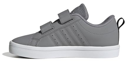 adidas Mixte Enfant Vs Pace 2.0 Hook and Loop Kids Shoes, Grey Three/Core Black/Cloud White, 31 EU