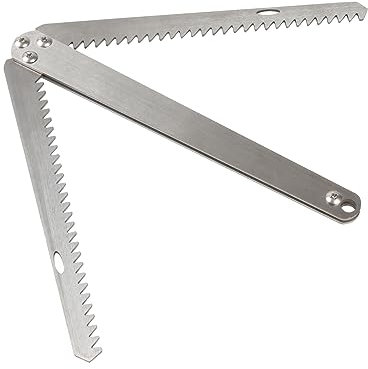 KVMORZE Coupe-Mauvaises Herbes Aquatiques pour Lacs et étangs, Rasoir Pliable en Acier Inoxydable pour enlever Les Plantes Aquatiques, râteau de Mauvaises Herbes pour étang, Plage, aménagement