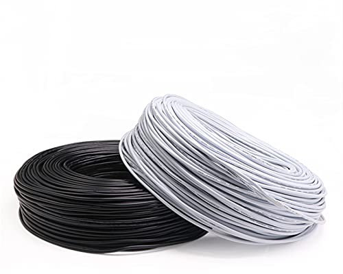 2M 30AWG UL2464 Sheathed Wire Cable Channel Audio Line 2 3 4 5 6 7 8 9 10 Cores Insulated Copper Cable Signal Control Wire (Color : 3 cores, Size : White)