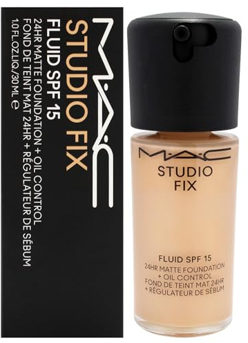 Studio Fix Fluid SPF 15 24Hr Matte Foundation Plus Oil Control - NC25 by MAC for Women - 1 oz Foundation