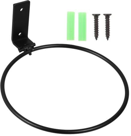 Kisangel 2stücke Wandmontierter Blumentopf-halter Aus Pflanzengestell Im Rundformat Praktischer Aufhänger Für Zaun Und Wand Zur Platzoptimierung Im Innen Und Außenbereich