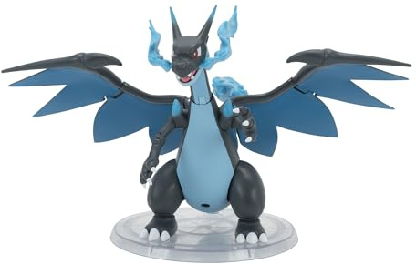 Pokémon Figura Mega Charizard X de 15 cm de Gran articulación 15 Puntos de articulación