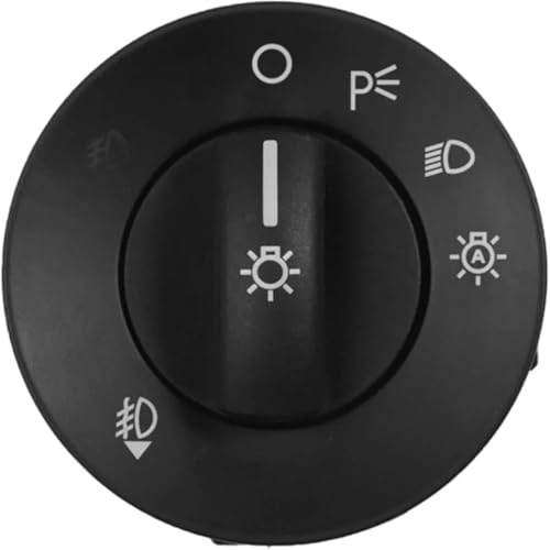 RAQXOLPB Main Light Switch Compatible With For Flex For Fusion For Mustang 2010 2011 2012 2013 Car Headlight Fog Light Headlamp Switch 9R3Z11654CA