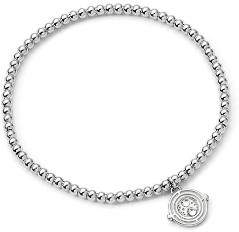 Harry Potter Edelstahl-Armband mit Zeitumkehrer und Kugeln, Einheitsgröße, Edelstahl, Kein Edelstein